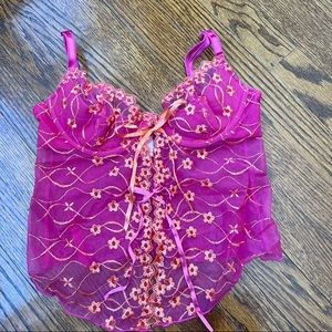 Y2K bustier corset top